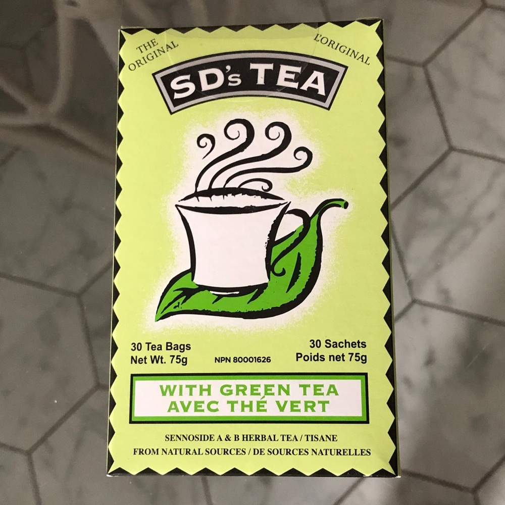 SD’s  Tea  with green tea– lot of 2